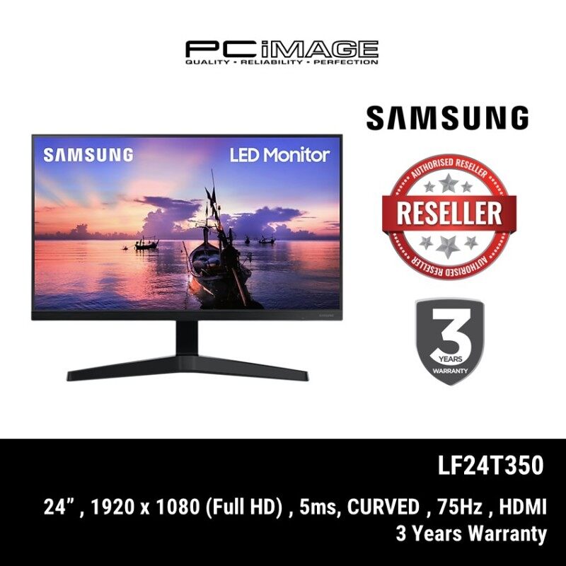 SAMSUNG SUPER SLIM LF24T350 23.5 1920X1080 5MS 75HZ D-SUB/HDMI IPS 3YEAR WARRANTY Malaysia