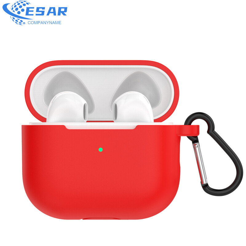 Ready Stock Silicone Cover Case Compatible For Airpods Pro 2 Bluetooth-compatible Headset (with Lanyard Carabiner)