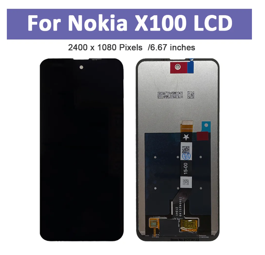 Original LCD With Frame For Nokia X10 X20 X100 LCD Display With Touch Screen Display Digitizer