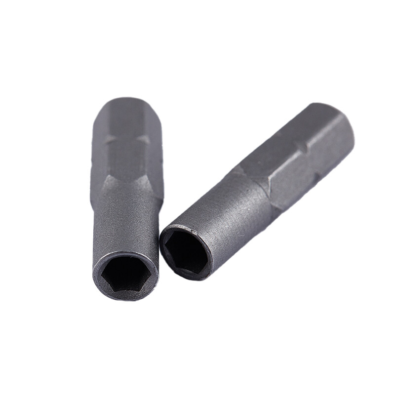 Hitn screwdriver bit adapter micro inserts bits 6.35mm 1/4" adapter to 4mm hex holder