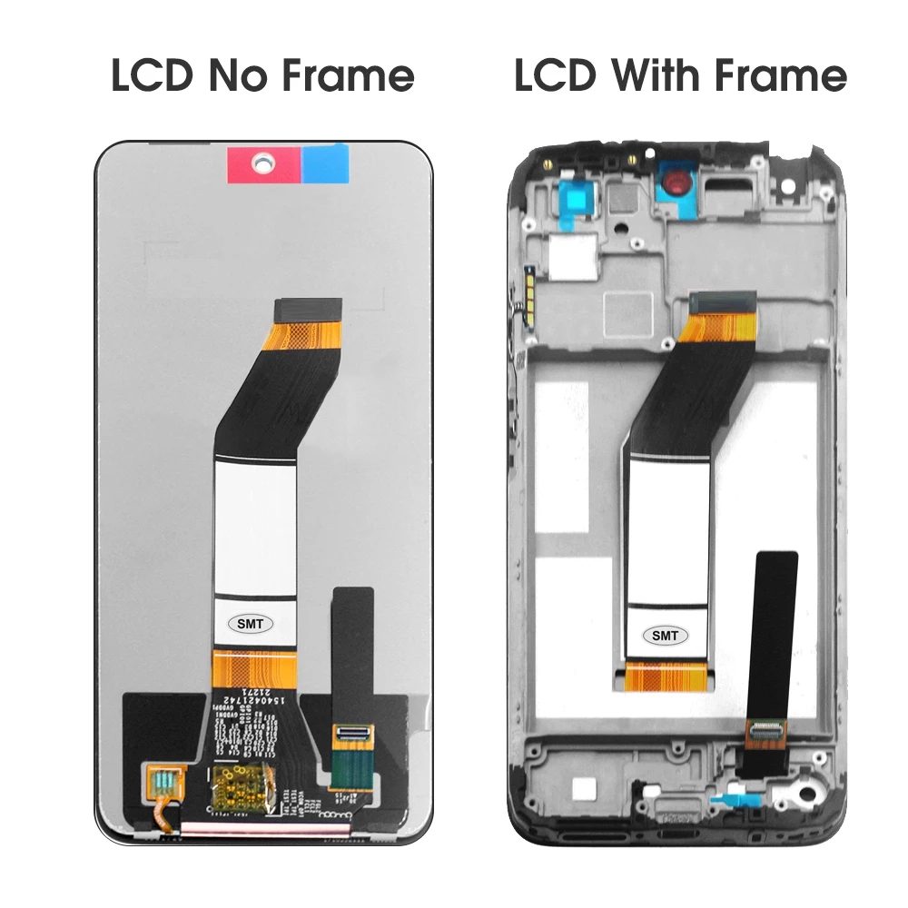 6.5 "LCD cho Xiaomi Redmi 10 màn hình LCD Bộ linh kiện số của màn hình cảm ứng thay thế 100% thử nghiệm tốt không có điểm ảnh chết dụng cụ miễn phí + Kính cường lực