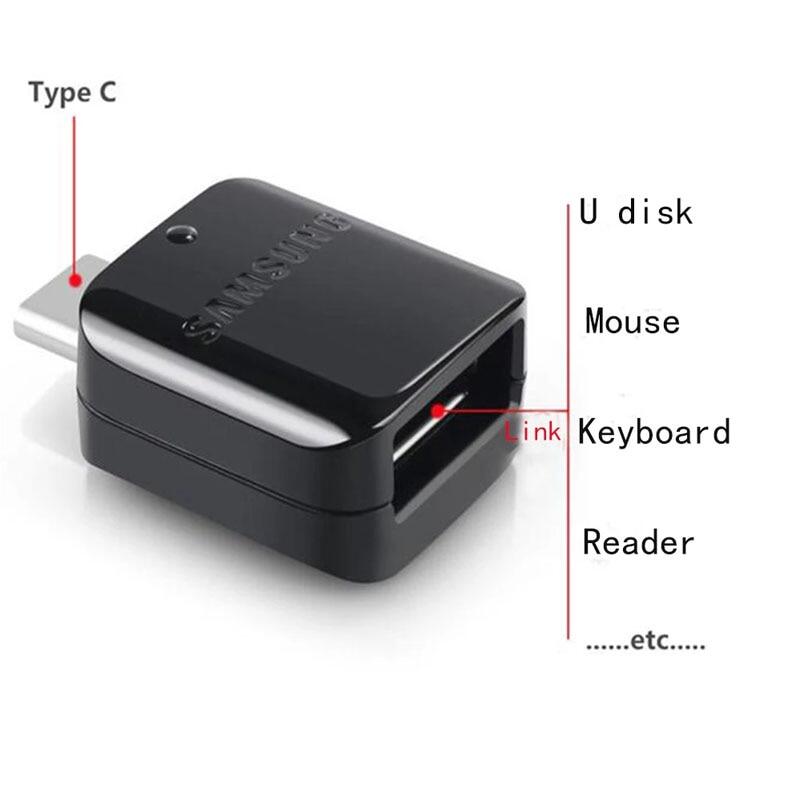 Samsung Type C To USB OTG Adapter Usb-A Data Transfer Connector For Galaxy S22 Note 20 Adaptador Tab S7 S6 Converter