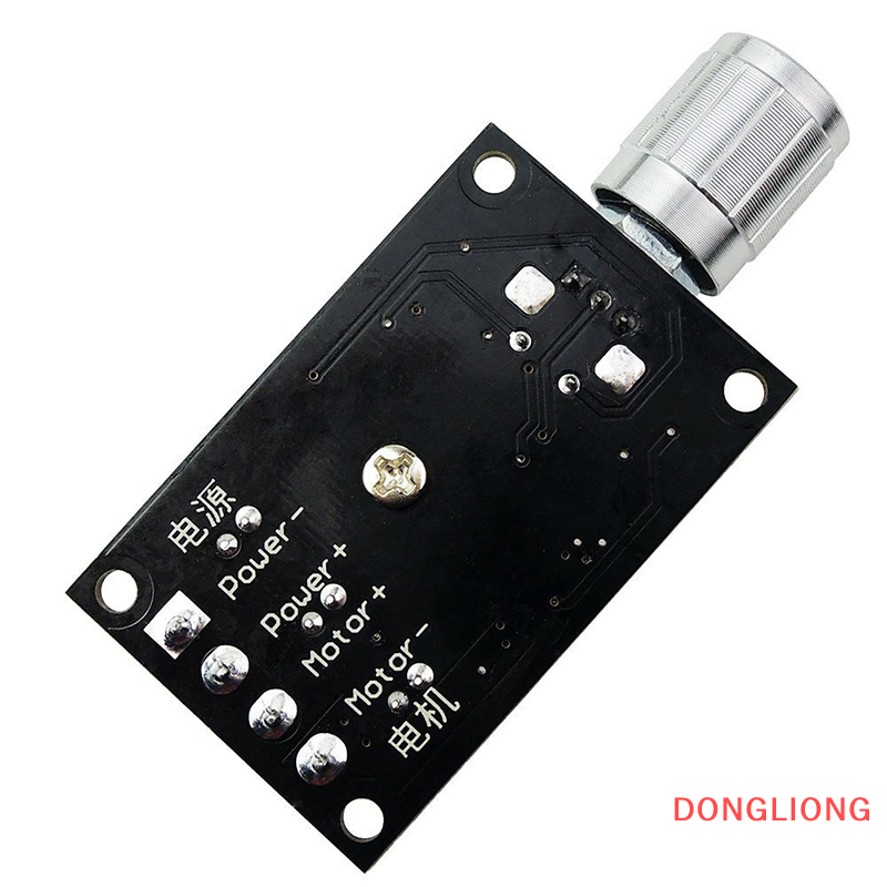 DONGLIONG PWM DC Motor Speed Controller 6V 12V 24V 28V 3A Speed Regulator Switch