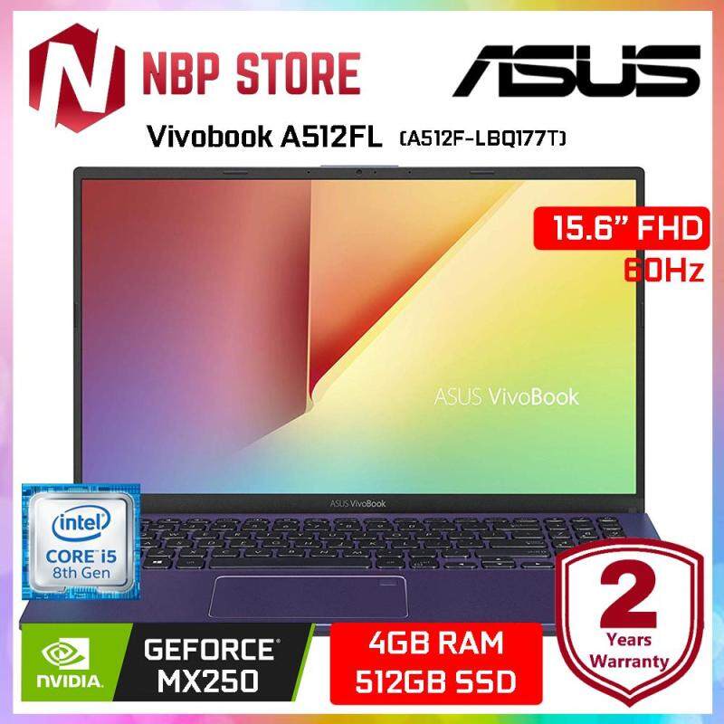 Asus Vivobook A512F-LBQ177T 15.6 FHD Laptop Peacock Blue ( i5-8265U, 4GB, 512GB, MX250 2GB, W10 ) Malaysia