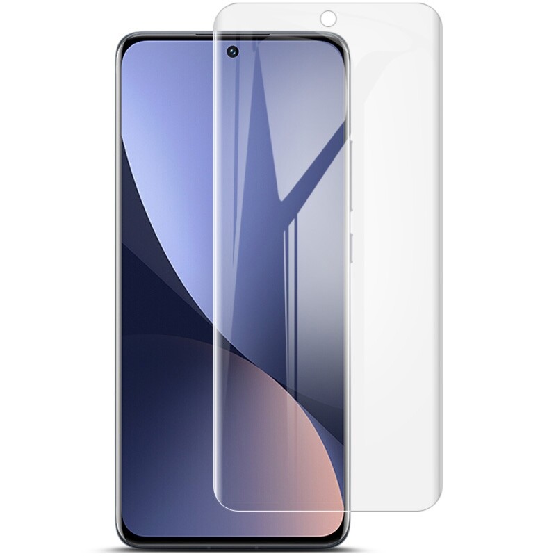 2 pcs imak curved full screen hydrogel film front protector for xiaomi mi 12 / mi 12x