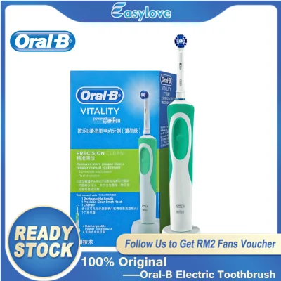 Original Oral B Electric Toothbrush Sonic Electric Toothbrushes Berus Gigi Elektrik Ultrasonic Toothbrushes Deep Cleaning Reducing Plaque Waterproof for Adult