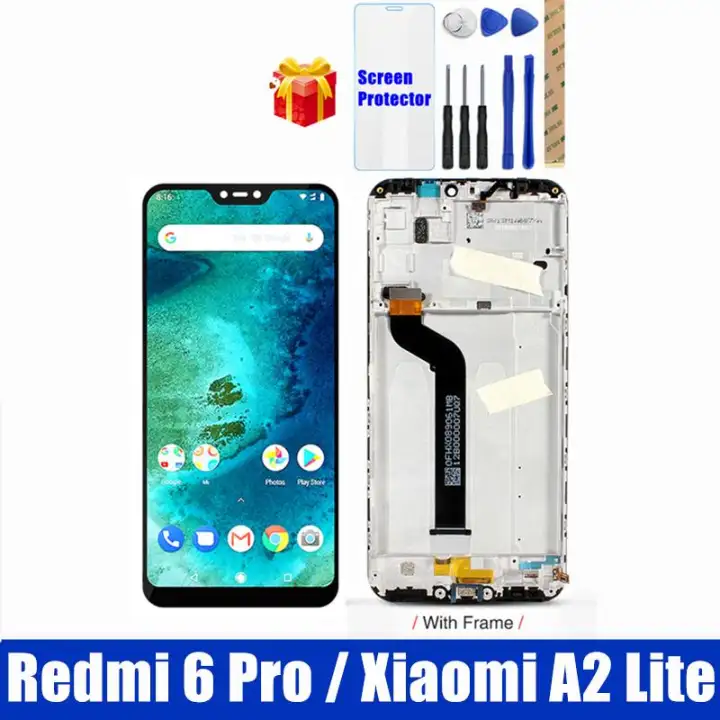 100 Tested For Xiaomi Redmi 6 Pro Lcd Display With Frame 10 Touch Panel For Xiaomi Mi A2 Lite Lcd Screen Digitizer Replacement Spare Repair Parts Tempered Glass Repair Tools Tool Lazada