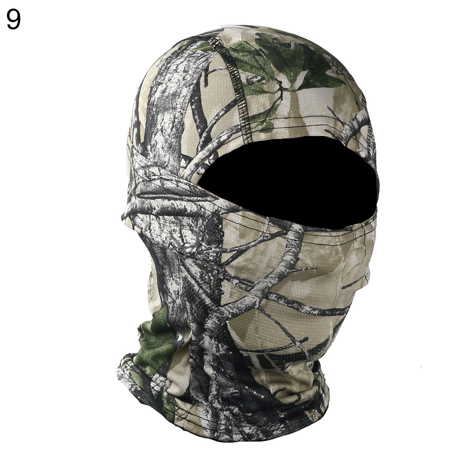 Ghxdryuru Unisex Camo Print Outdoor Cycling Balaclava Neck Gaiter Cap Full Face Cover