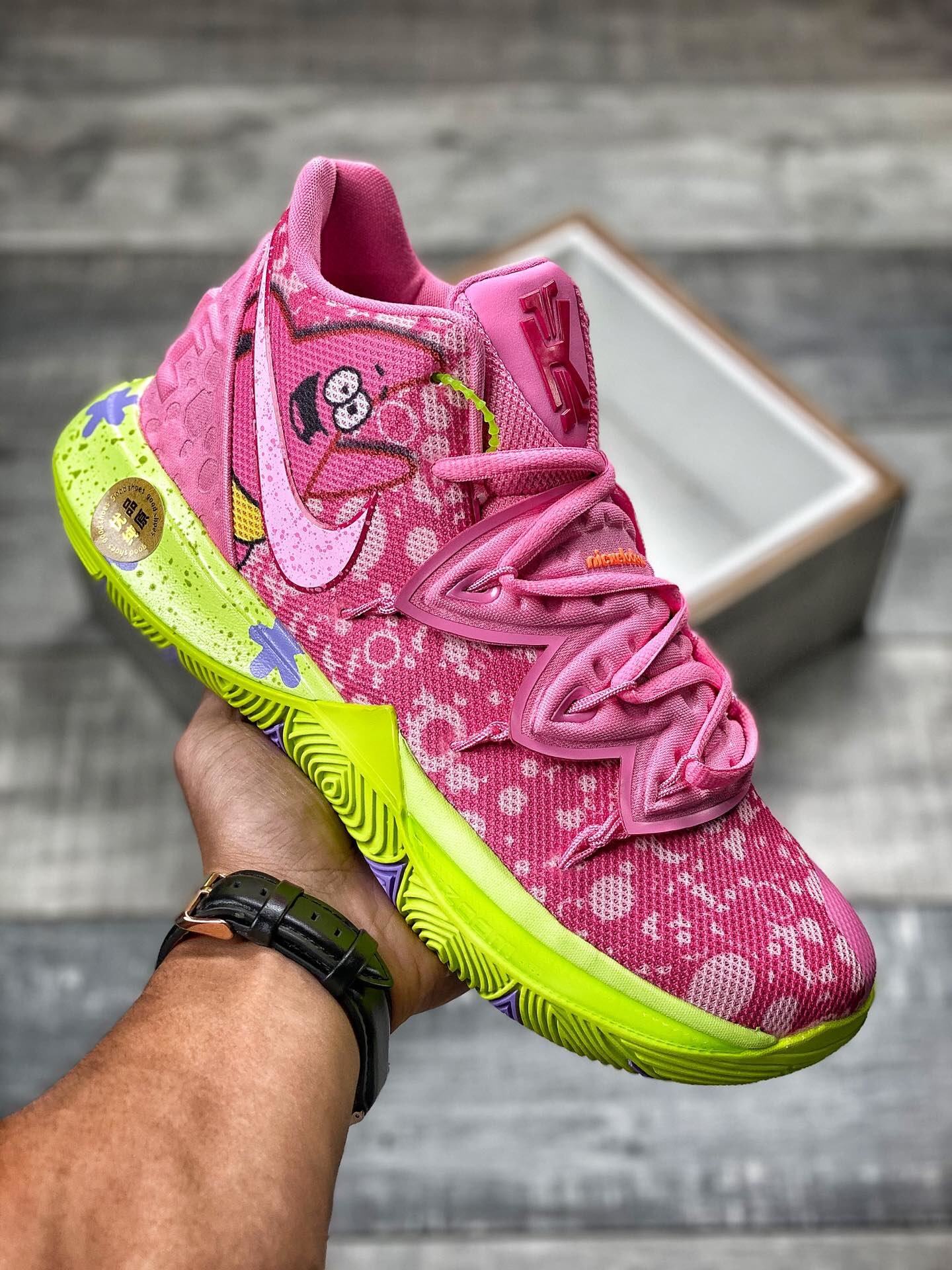 spongebob shoes kyrie price
