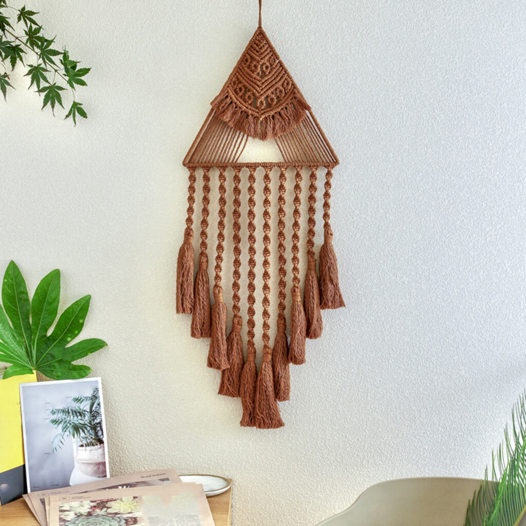 Blesiya Hand Woven Dream Catcher Macrame Wall Hanging Boho Tapestry for Home Decor