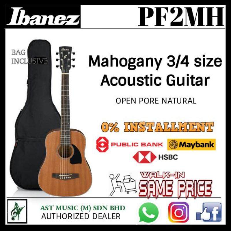 Ibanez PF2MH Acoustic Guitar Mahogany 3/4 size with bag - LIMITED Malaysia