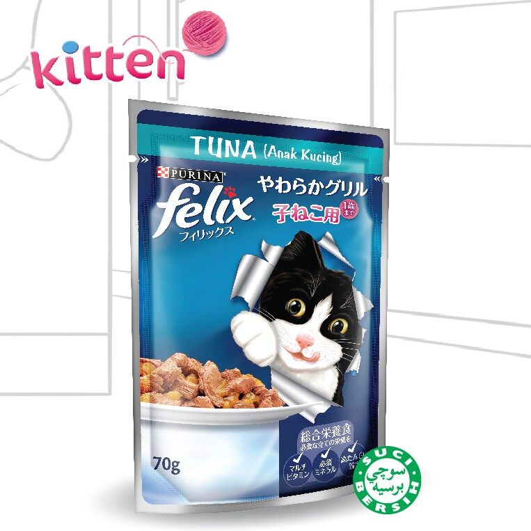 felix kitten tuna