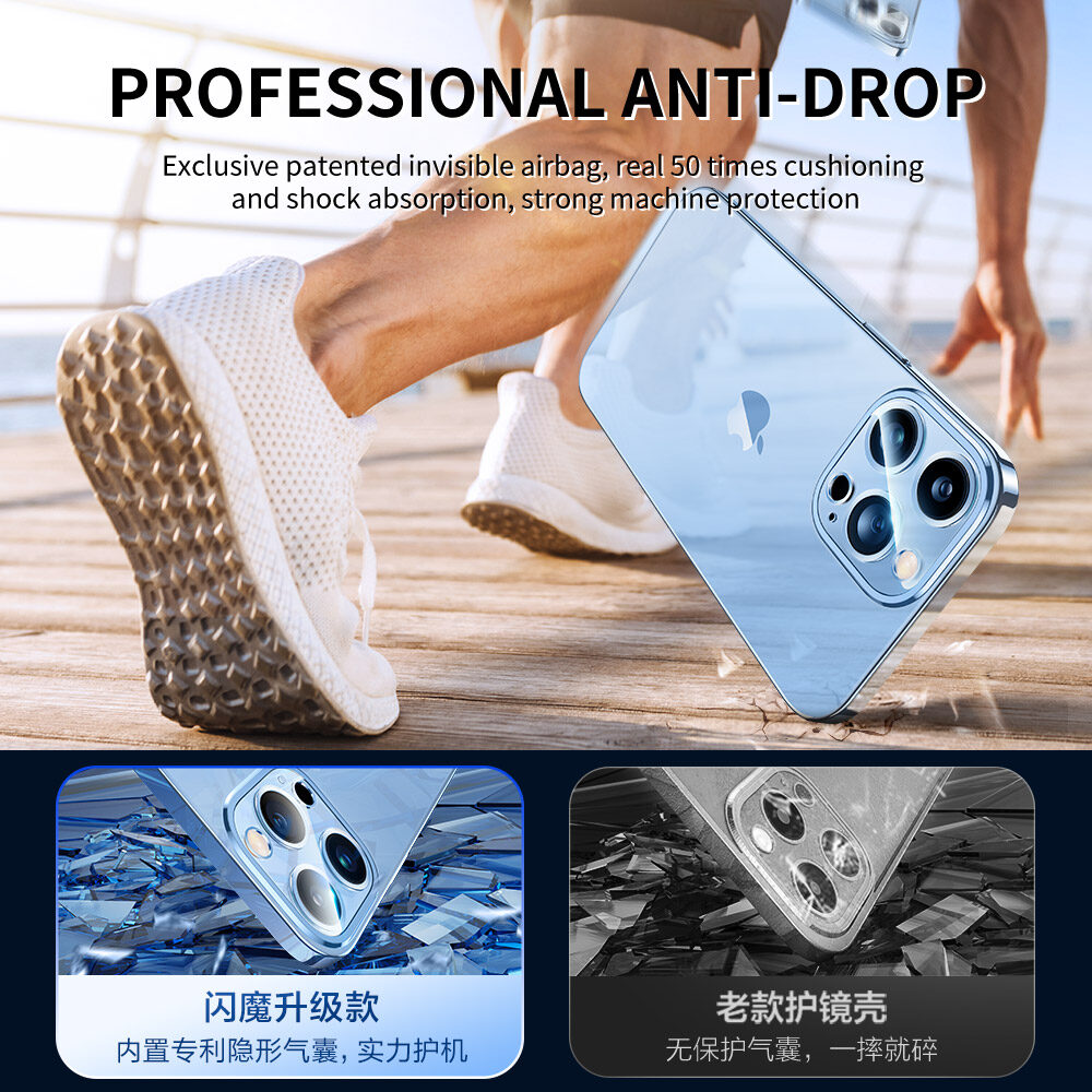 SmartDevil Phone Case for iPhone 14 Pro max Case iPhone 13 Pro max case original 13ProMax 14 plus 14Promax case Camera Lens All-inclusive Protector Case with Soft Borders Anti Fingerprint Protect From Scraping