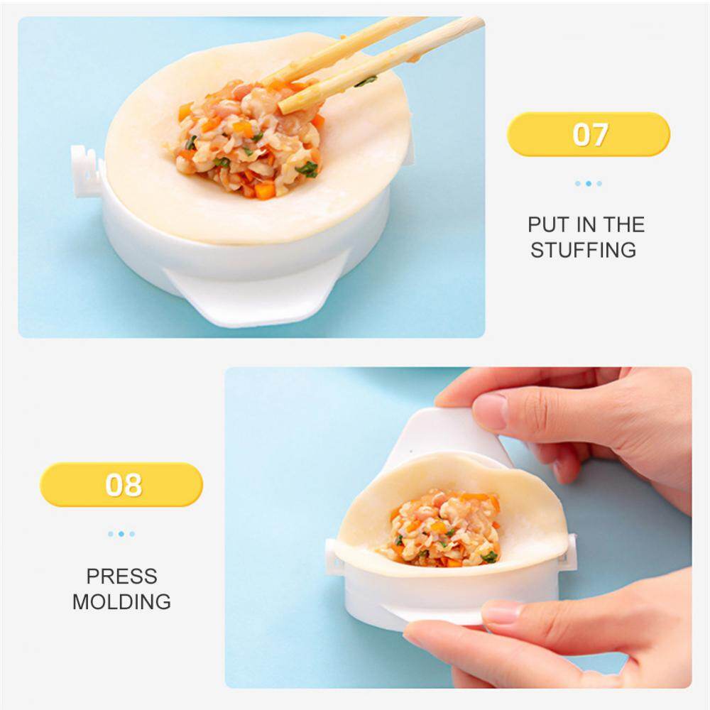 3 in 1 Dumpling Maker Dumpling Press Multifunction DIY Dumpling Mold Manual Dumpling Maker Machine Empanada Maker Press for Pressing Dumpling Skin