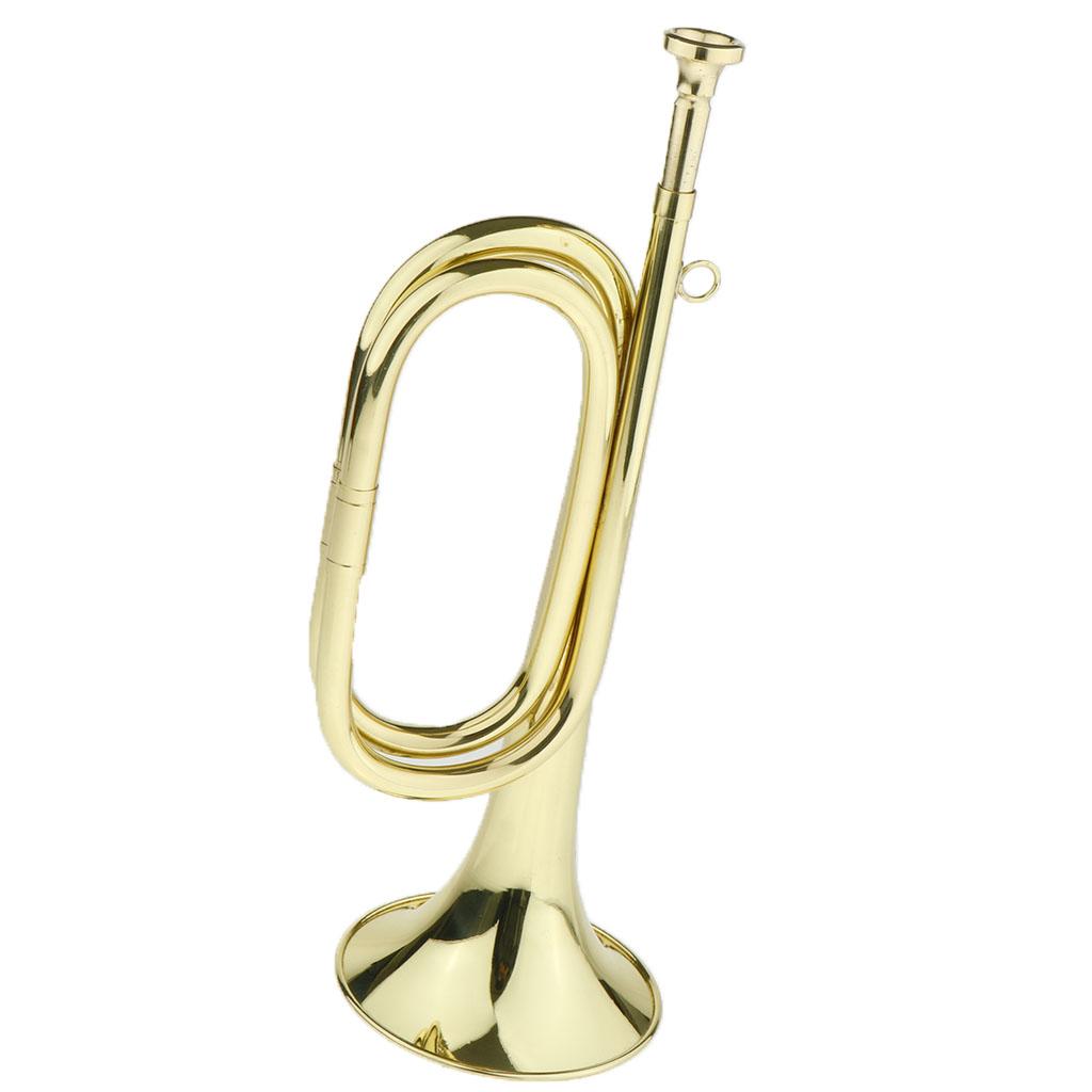 Moon Pomelo Pomelo 1pc Kids Trumpet Marching Bugle Brass Instrument Toy for Children Youth