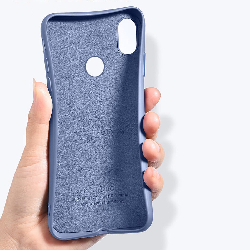 Mi 8 Case for Xiaomi Mi 8 SE Original Liquid Silicone Case Rubber Microfiber Cloth Lining Cushion Capa for Mi 8 Lite Explorer casing