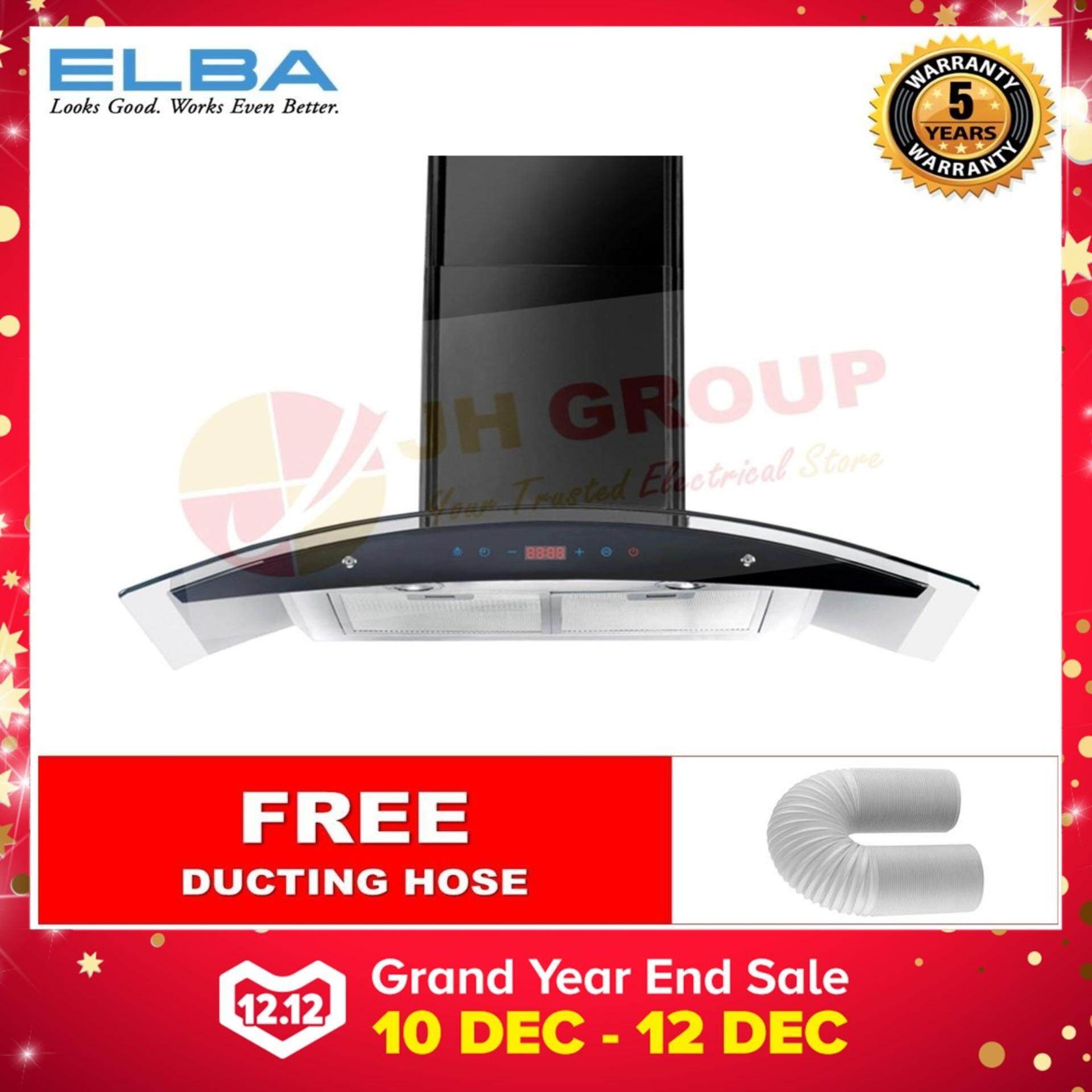 Range Hoods At Best Price In Malaysia Www Lazada Elba Italy Eh E9165st Bk 90cm 1400m3 Designer Hood W Sensor Touch Control
