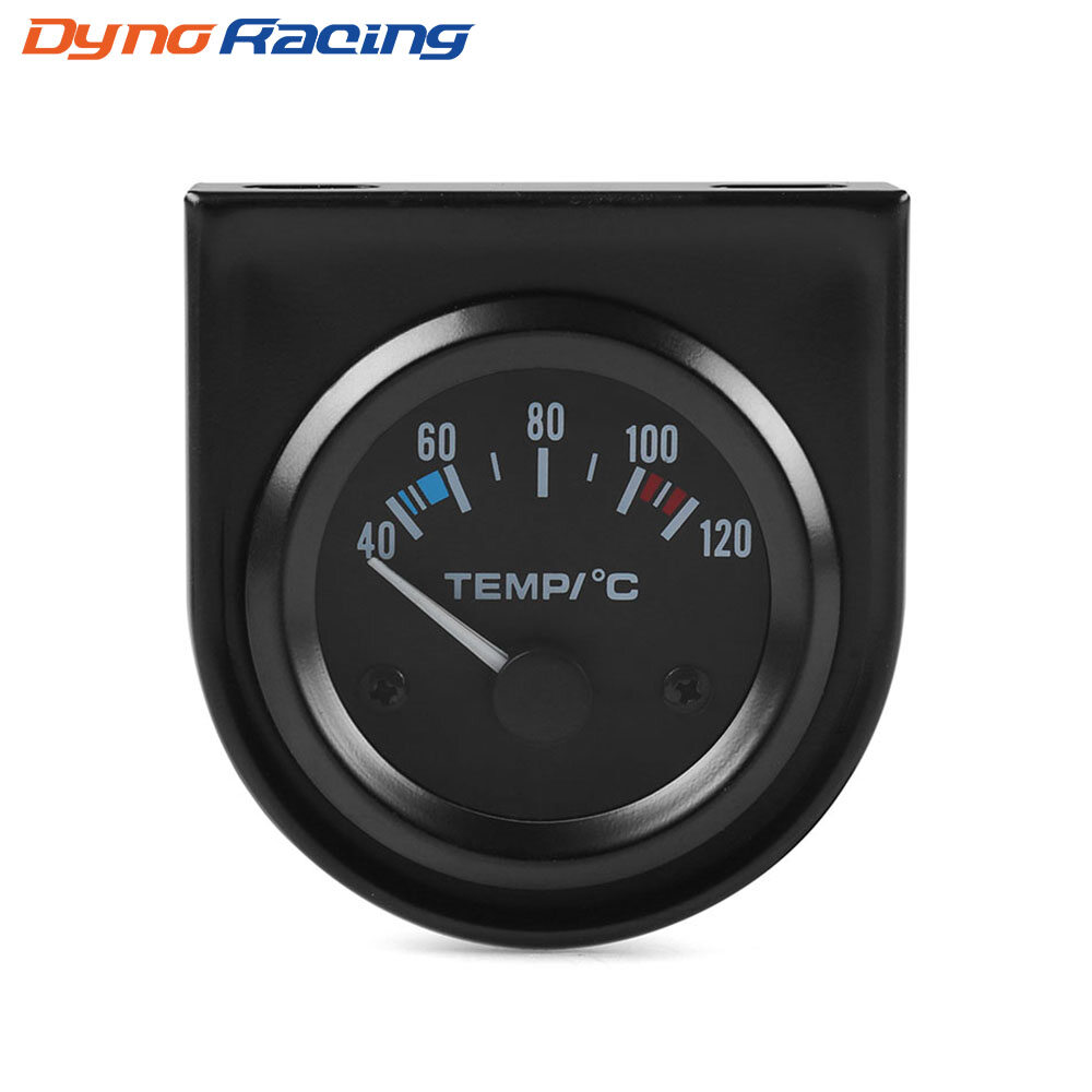 2'' 52mm Water Temp Gauge 40-120C Pointer Auto Water Temperature Temp Gauge White Led Car Meter