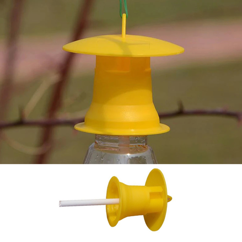1PC Fruit Fly Trap Killer Plastic Geel Drosophila Val Fly Catcher Pest Insect Control Voor Home Boerderij Boomgaard 62 Cm