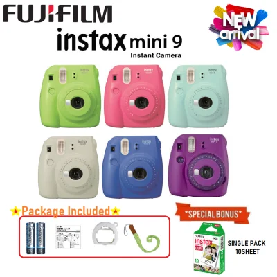 FUJIFILM INSTAX Mini 9 Instant Film Camera Free mini film 10sheets