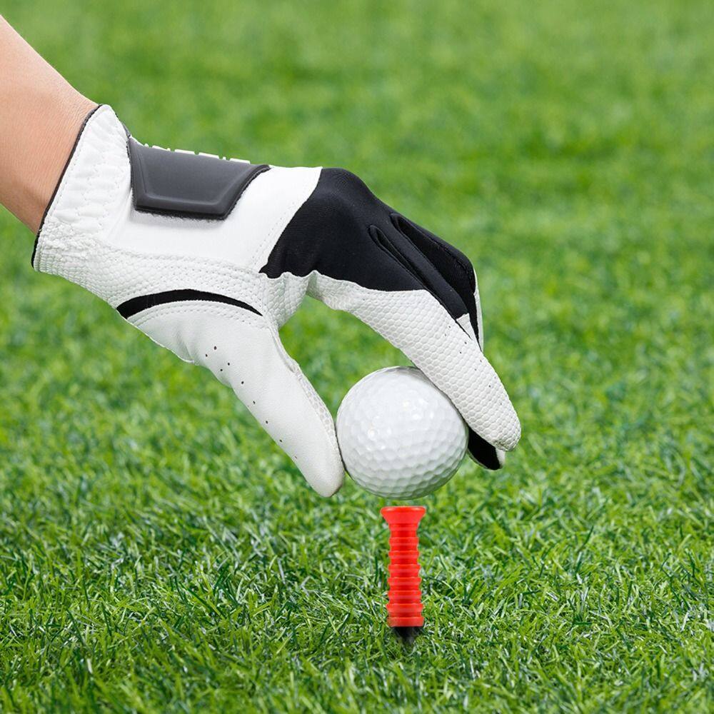 RUO R 83mm 5 colors Stability Tees Golf Ball Support Golfer Training Tool Colored Golf Training Aid Rubber Golf Tees Stability Tee Holder Golf Cross Nails Golf Tees