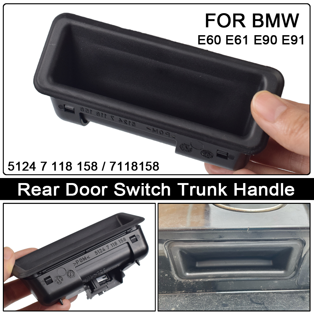Pintu belakang Switch Trunk Handle untuk BMW E60 E61 E90 E91 E92 E93 E70 E88 E71 E72 E84 1 3 5 siri X1 X3 X5 X6 7118158 51247118158