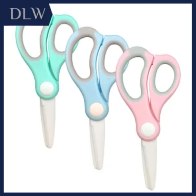 DLW (READY STOCK) Baby ceramic scissors portable baby food supplement scissors ( 3 color )