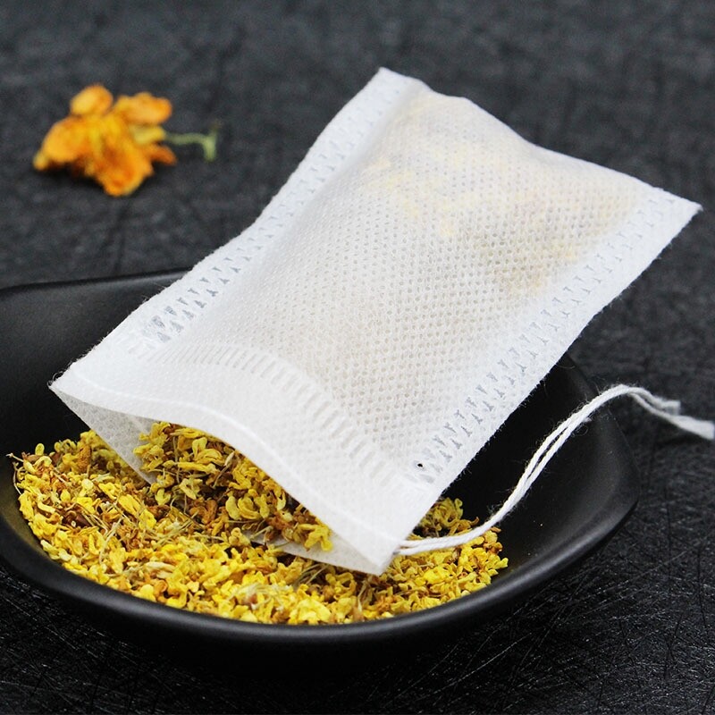 50 CÁi Túi Lọc Trà Dùng Một Lần Túi Lọc Có Dây Rút Bằng Cotton Rỗng Túi Lọc Trà Trà Lá Rời