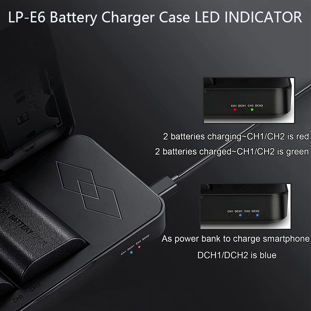 3x Protection Covers For Canon LP-E6 / E6N Battery - Fits 5D, 7D Mark II/III, 5DS R 3 thumbnail image