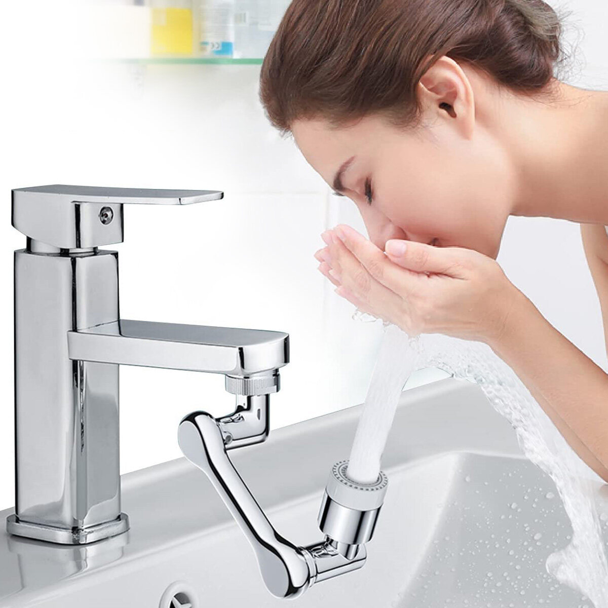 IN STOCK 1080 Degree Swivel Foldable Kitchen Sink Faucet Aerator