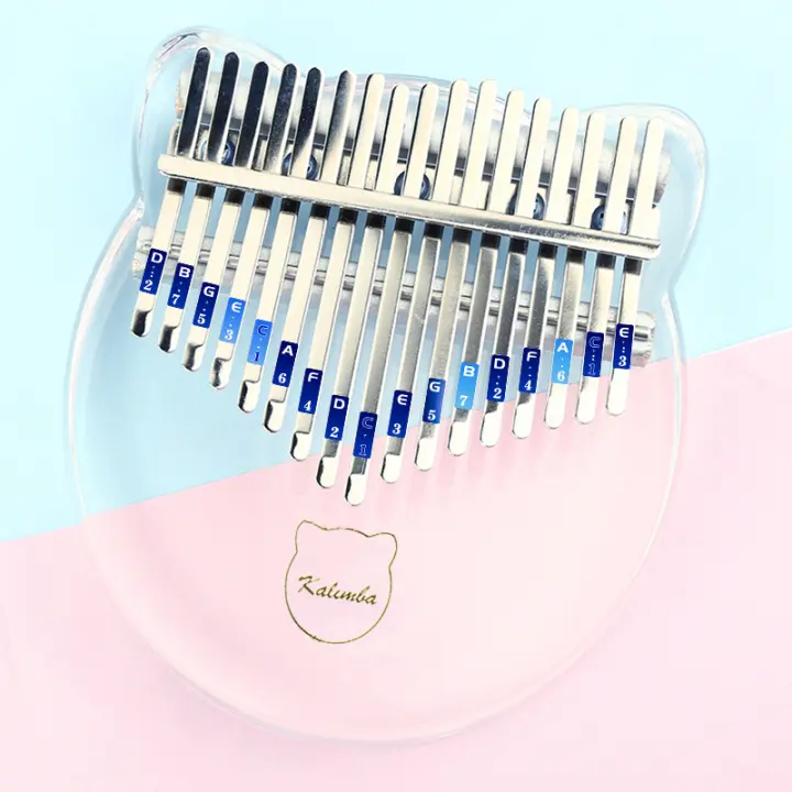 Kalimba 17 Keys Thumb Piano Kalimba 17 Tone Finger Piano Beginner Entry Portable Musical Instrument Crystal Lazada Singapore