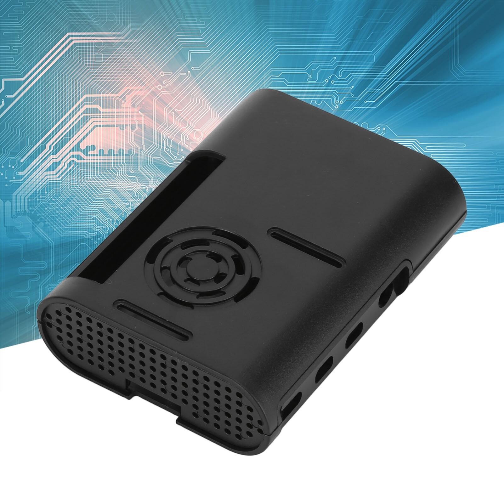 ABS Microcomputer Box, Protective Enclosure Good Ventilation Scratch Resistant for Raspberry Pi 4 Model B