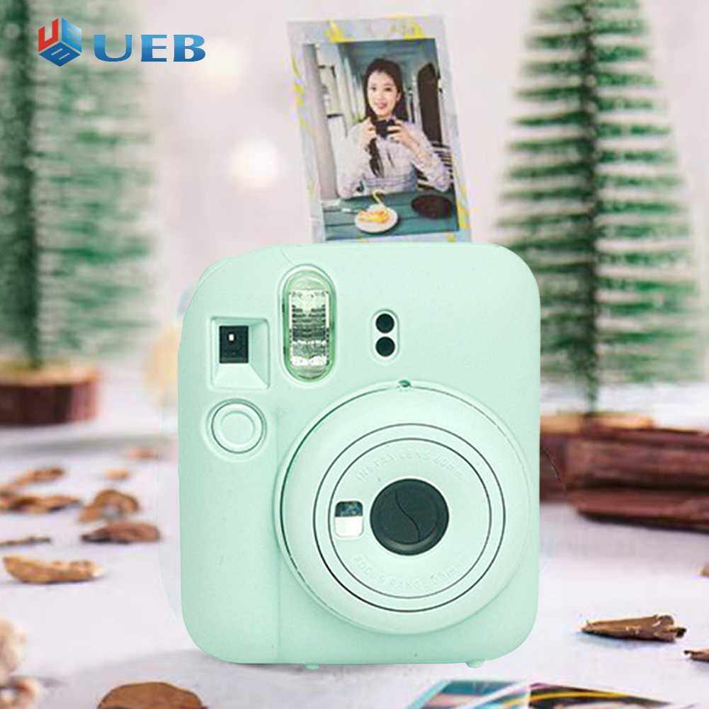 Silicone Instant Camera Cover Dustproof Soft Shell Protective Case Cover Scratch-proof Solid Color Wear-resistant for Instax Mini 12