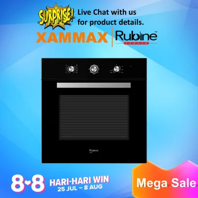 Rubine Built-in Oven RBO-LAVA-70SS 70L 8 Functions Lava / Built In Oven / Steamed Oven / Microwave / Midea Oven / Butterfly Oven / Elba Oven / Isonic Oven / Pensonic Oven / Milux Oven / Morgan Oven