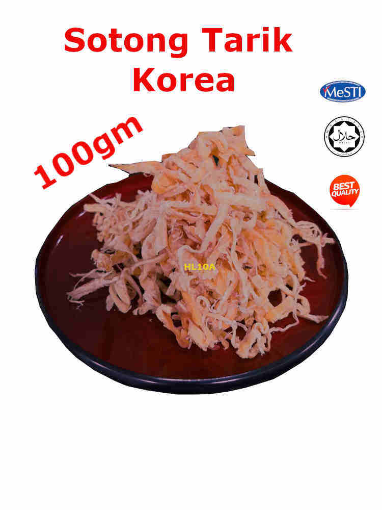 Sotong Tarik Korea 100gm / Korea Squid Floss / 韩国鱿鱼丝原味 Lazada