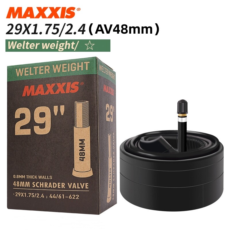 Maxxis welter weight bikes parts puncture resistant 0.8mm inner tube 26 27.5 29 700 for bmx road xc am dh commute pv sv bikes parts