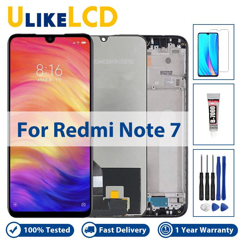 6.3" for xiaomi redmi note 7 lcd display touch screen replacement for redmi note 7 pro lcd m1901f7h m1901f7g display