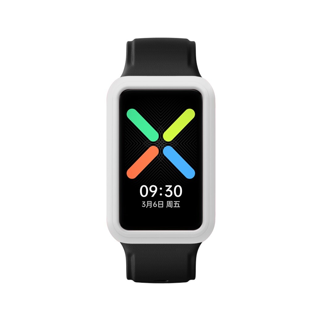 TPU Soft Full Screen Protector Case Shell Edge Frame For OPPO Watch Free Bumper Cover Accessories