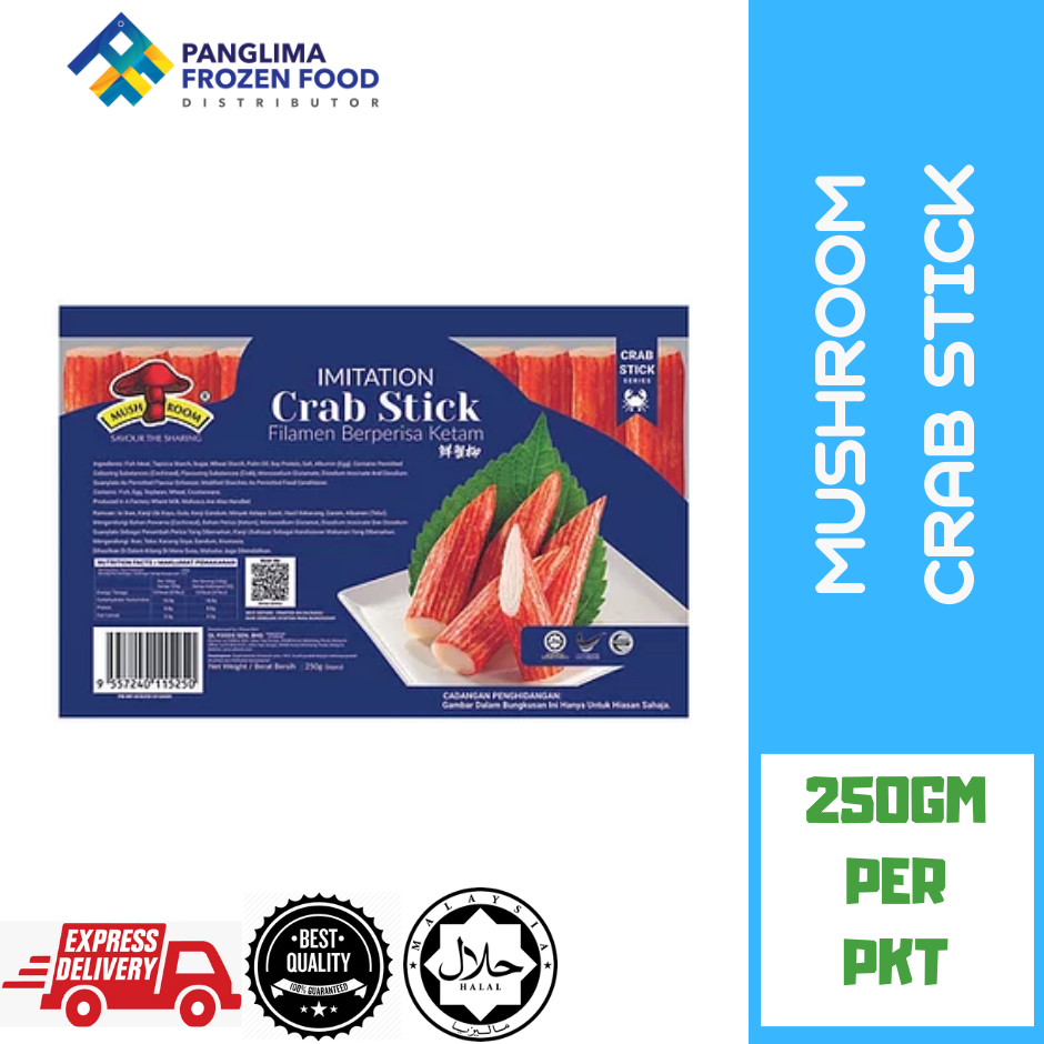 MUSHROOM IMITATION CRAB STICK 250G [KLANG VALLEY ONLY] Lazada