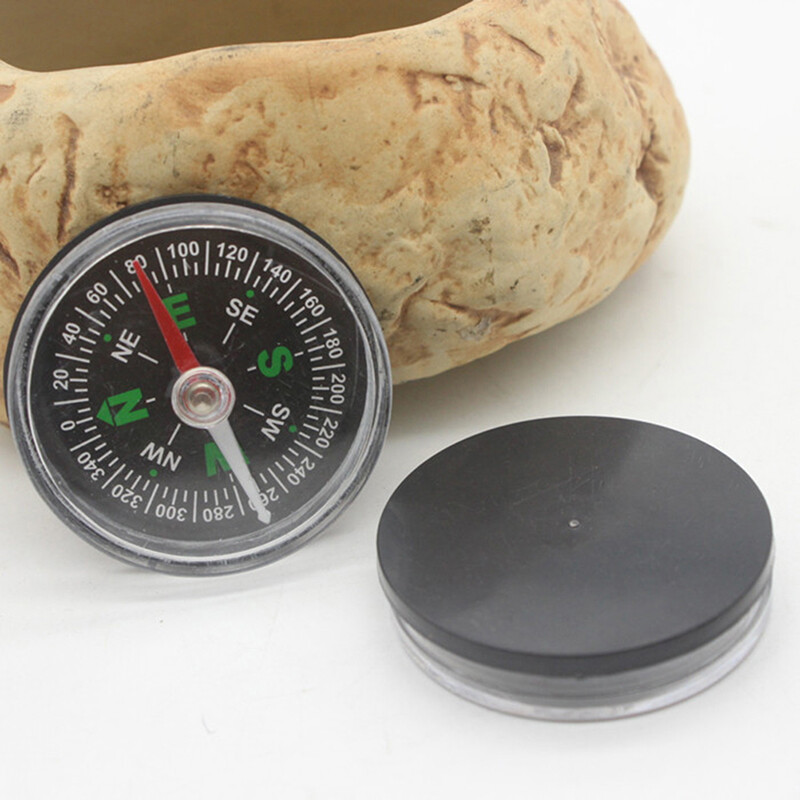 Ministar Portable Mini Precise Compass Practical Guider Survival Button Design Compass