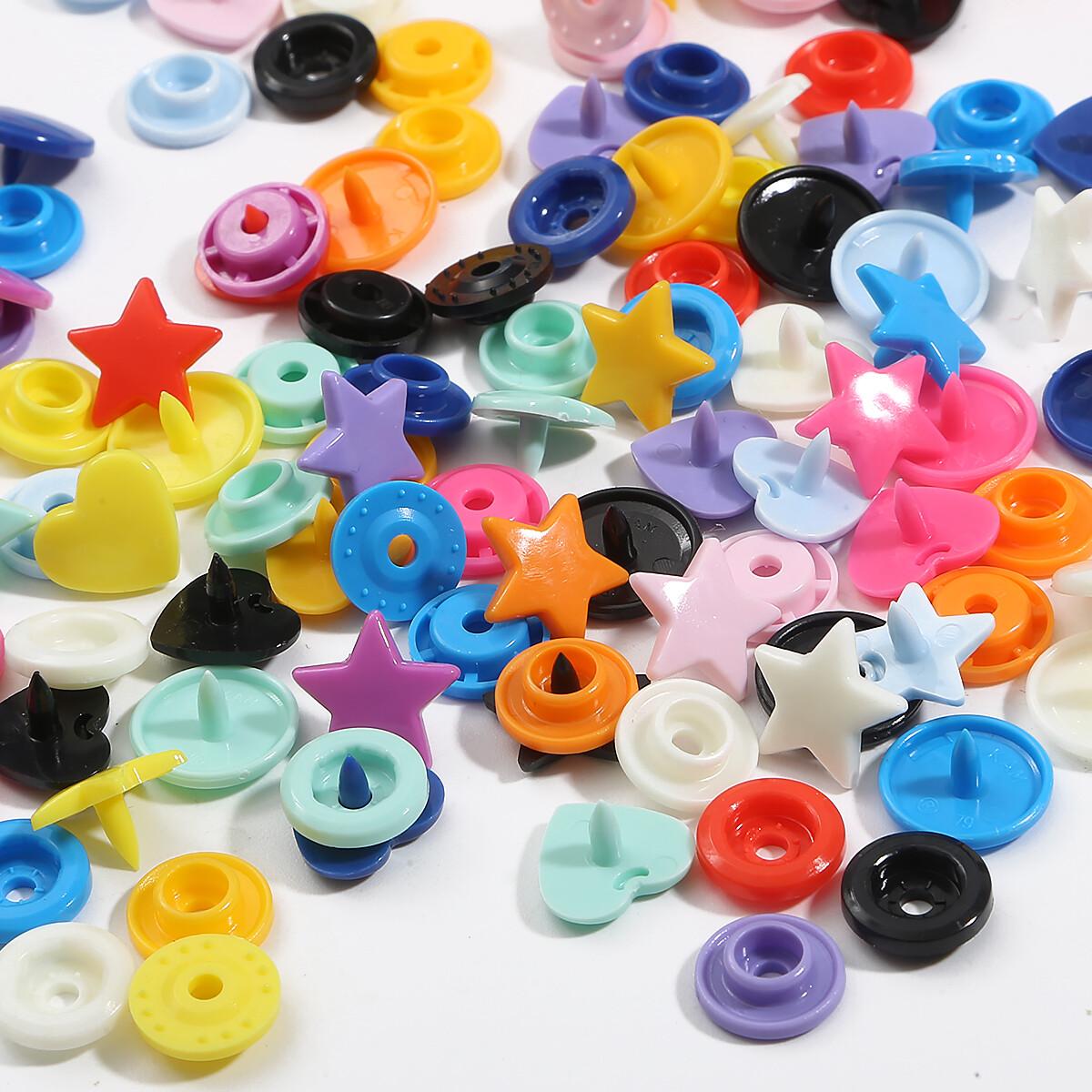 50pcs Multi Shape Plastic Cartoon Clothing Sewing Buttons Garment DIY  Accessories