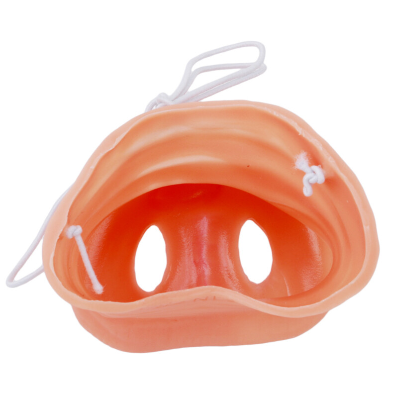 Funny Halloween Show Half Face Mask Latex Simulation Pig Nose Mask Props