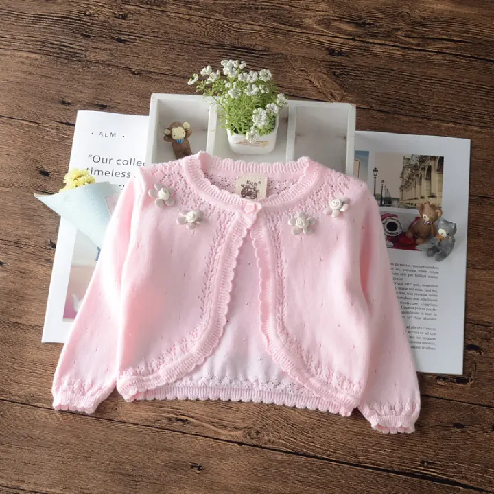 baby girl white cardigan sweater