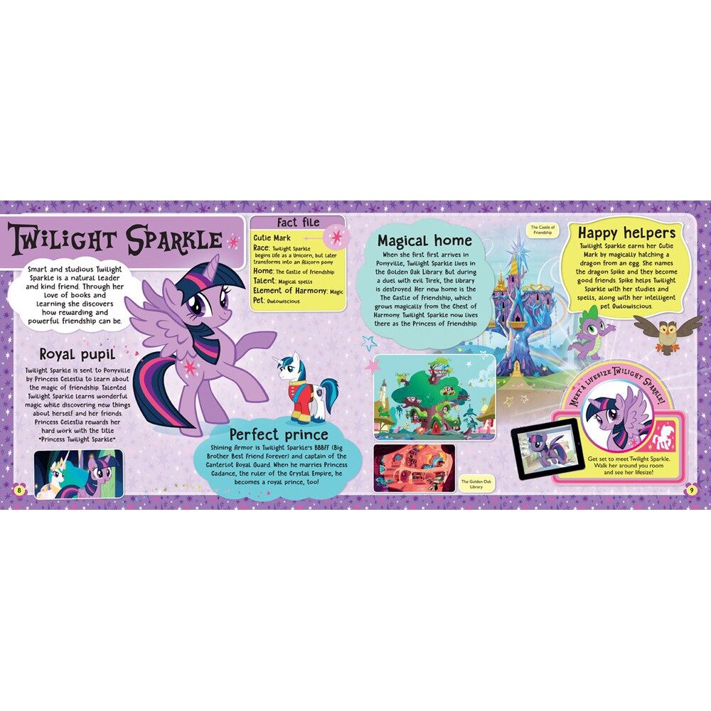 My Little Pony Book Where Equestria Comes to Life Interactive
