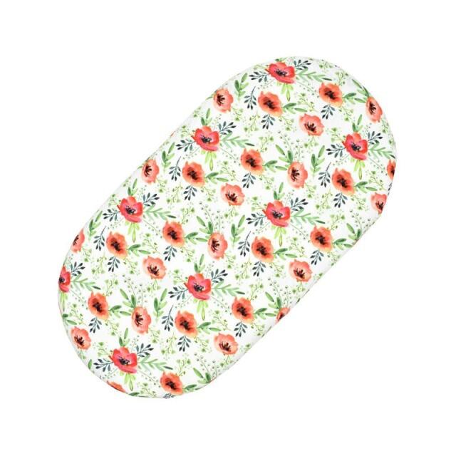 Mini ผ้าปูเปลที่ถอดออกได้ผ้าคลุมฟูกตะกร้าทารก Bassinet แผ่นเปลี่ยนผ้าทารกแรกเกิดติดตั้งเตียงนอนสำหรับเด็กผ้าคลุมเตียง