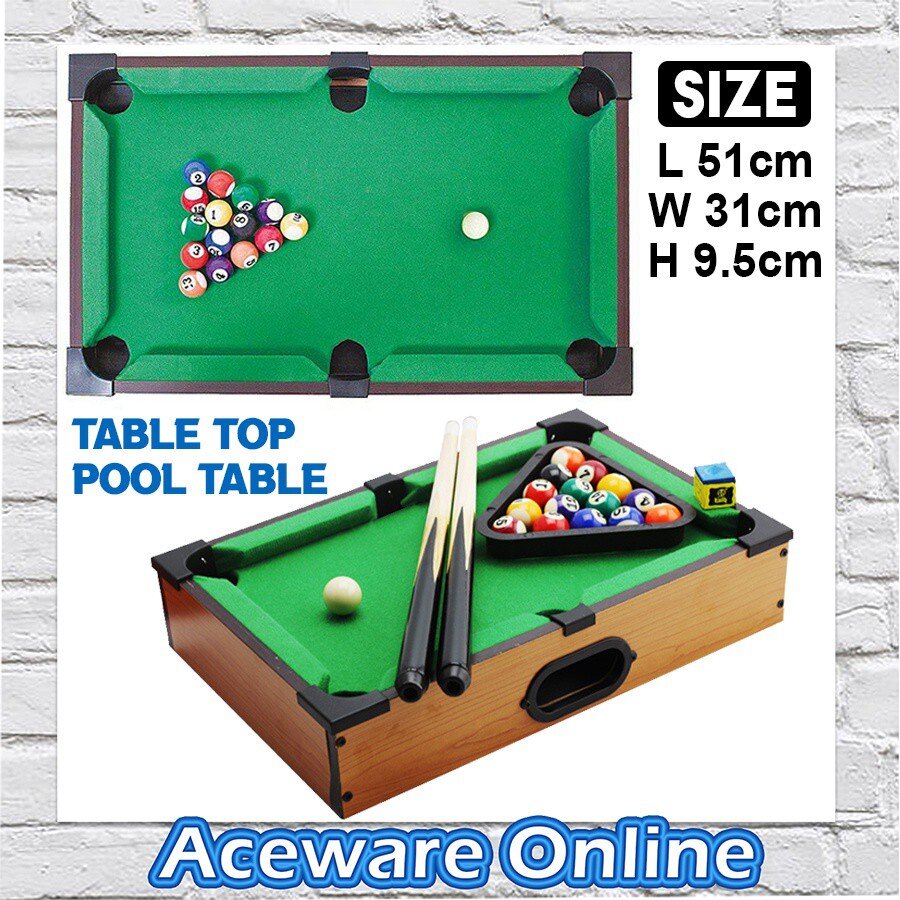Mini Tabletop Pool Table Billiard Game Sets Pool Table Family Game