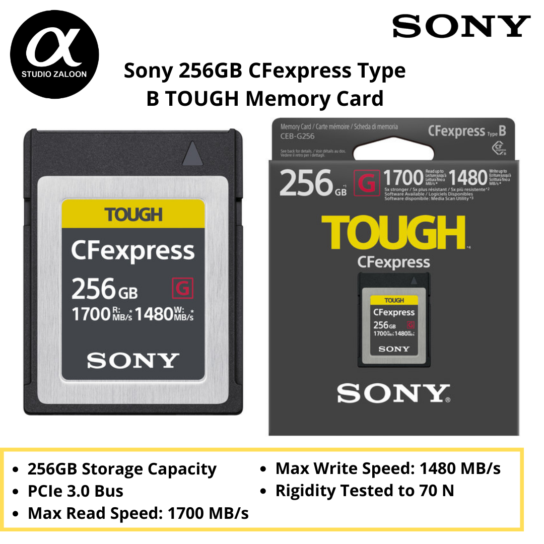 Sony 256GB CFexpress Type B TOUGH Memory Card | Lazada