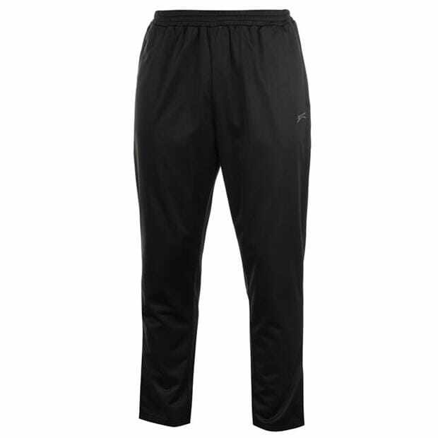 slazenger black tracksuit bottoms