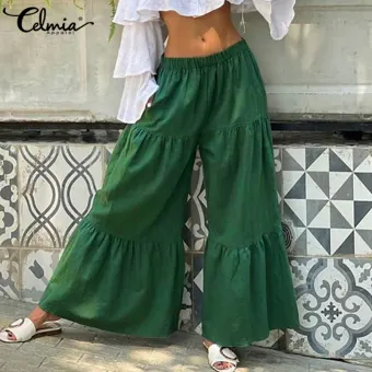 wide leg holiday trousers