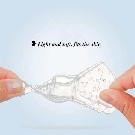 Liquid Full ซิลิโคนหัวนมป้องกันสามเหลี่ยมกลีบ Bra หลังคลอดคุณแม่ให้นมบุตรแผ่นซิลิโคนแปะหน้าอกกล่อง